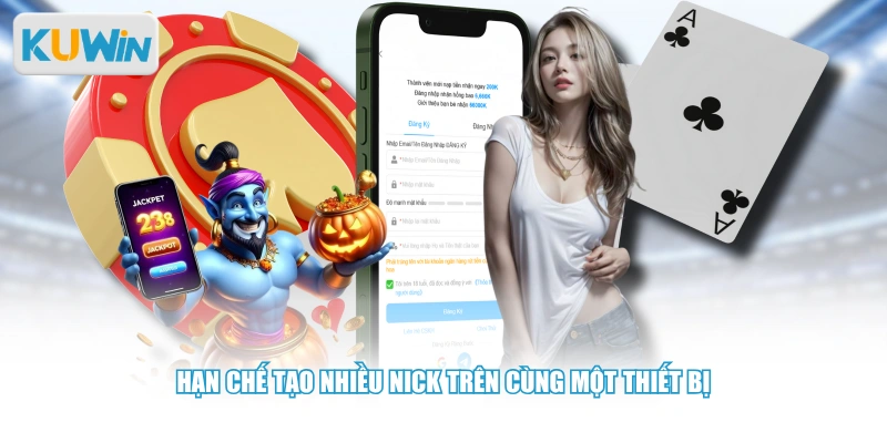 Hạn chế tạo nhiều nick trên cùng một thiết bị